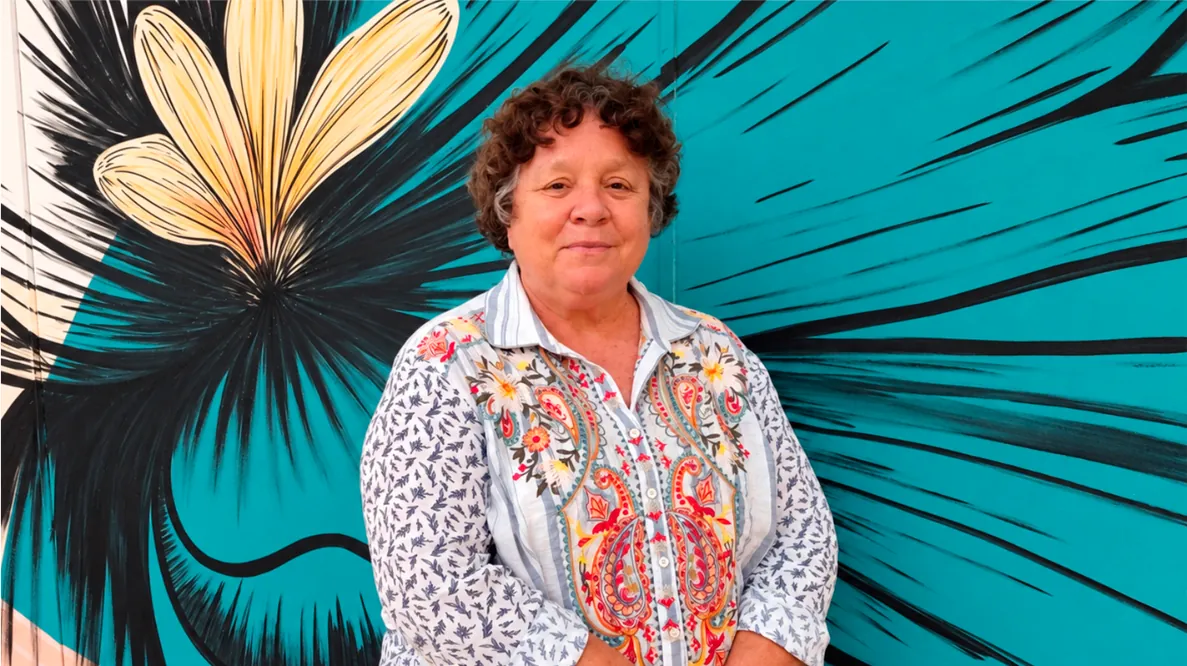 Retrato de la misionera Ruthie Burton